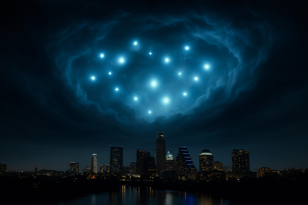 🌩️ Silent Lights Over Austin: The Night the Sky Stared Back
