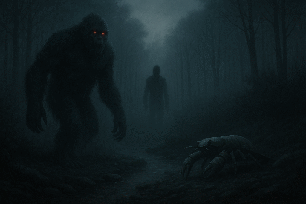 🌲 A Haunting in Greene County: Bigfoot, Shadows, and a Lobster-Like Cryptid