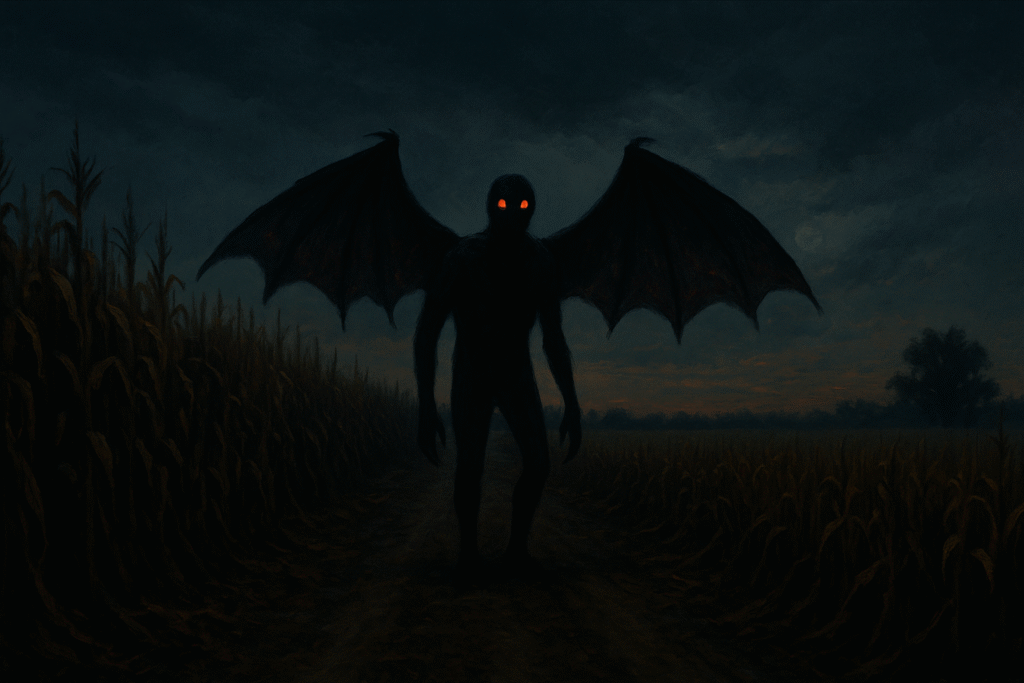 🦇 Wings in the Cornfield: Mysterious Humanoid Spotted in Indiana