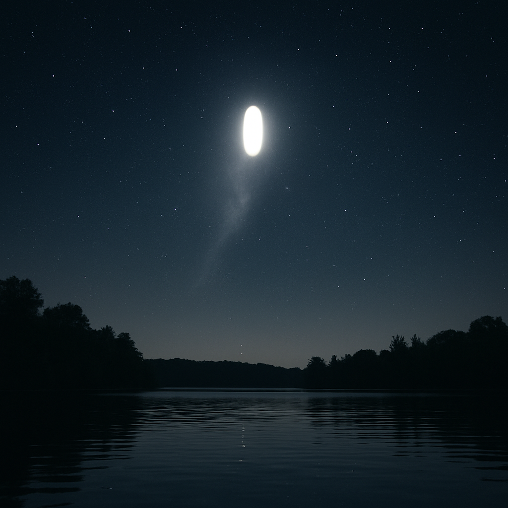 Pill of Light Over the Finger Lakes